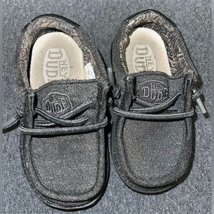 Charcoal grey toddler Hey Dudes